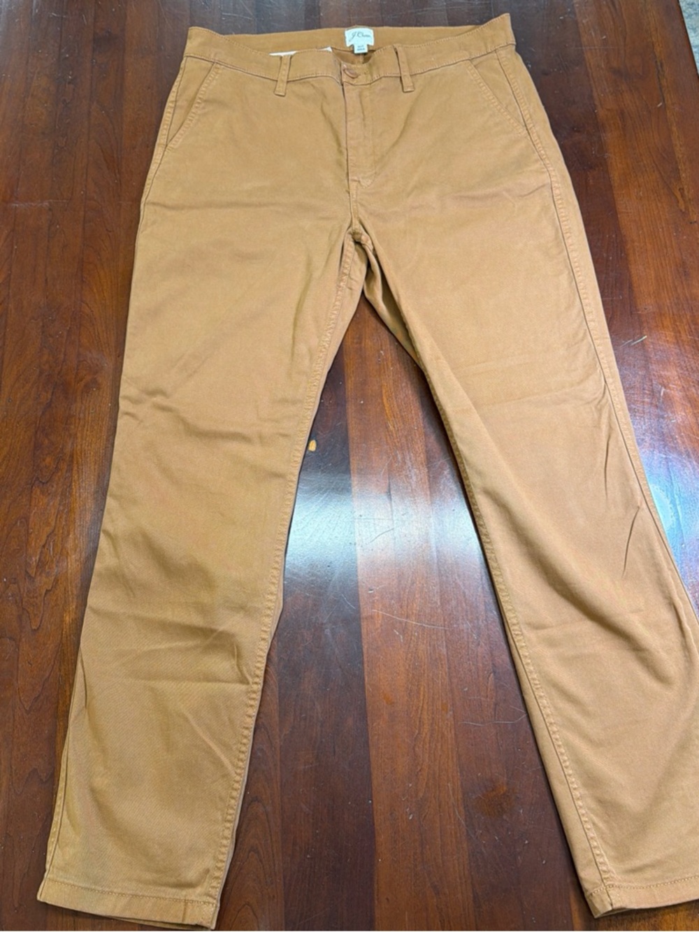 J. Crew Slim Chinos in Camel Brown